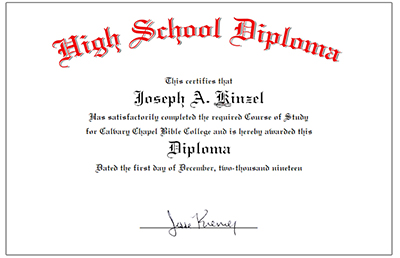 blank diplomas