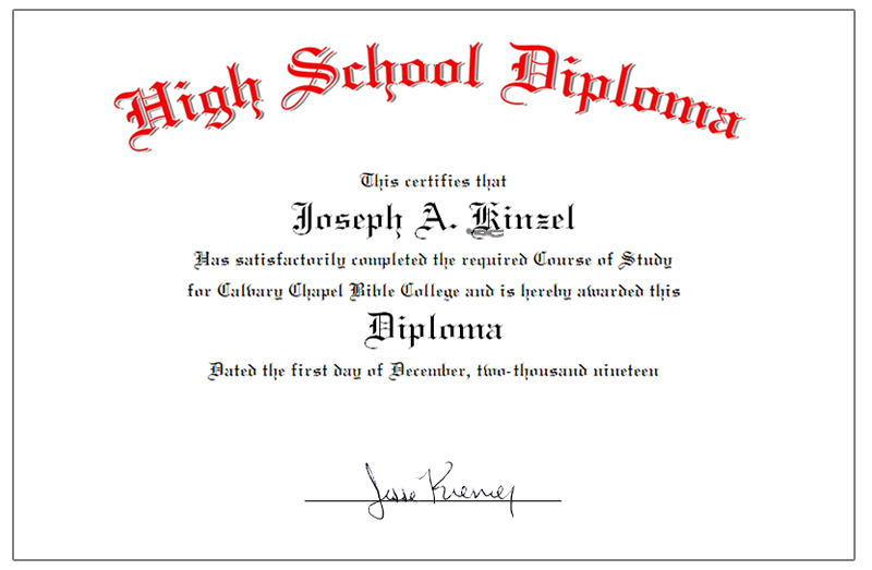 How do you create a high school diploma for home-schooled students?